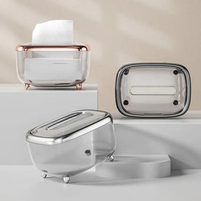 Caixa Porta Lenços Umedecido e Papel Carpetino